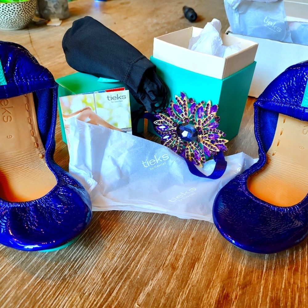 Tieks Purple 💜 Diamond 💎 size 9